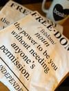 Freedom Unisex Tee (White)