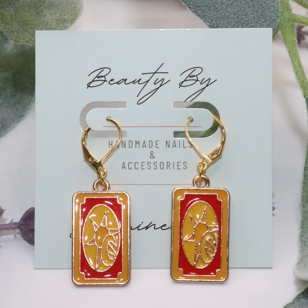 Image of Red Clow Cardcaptor Earrings