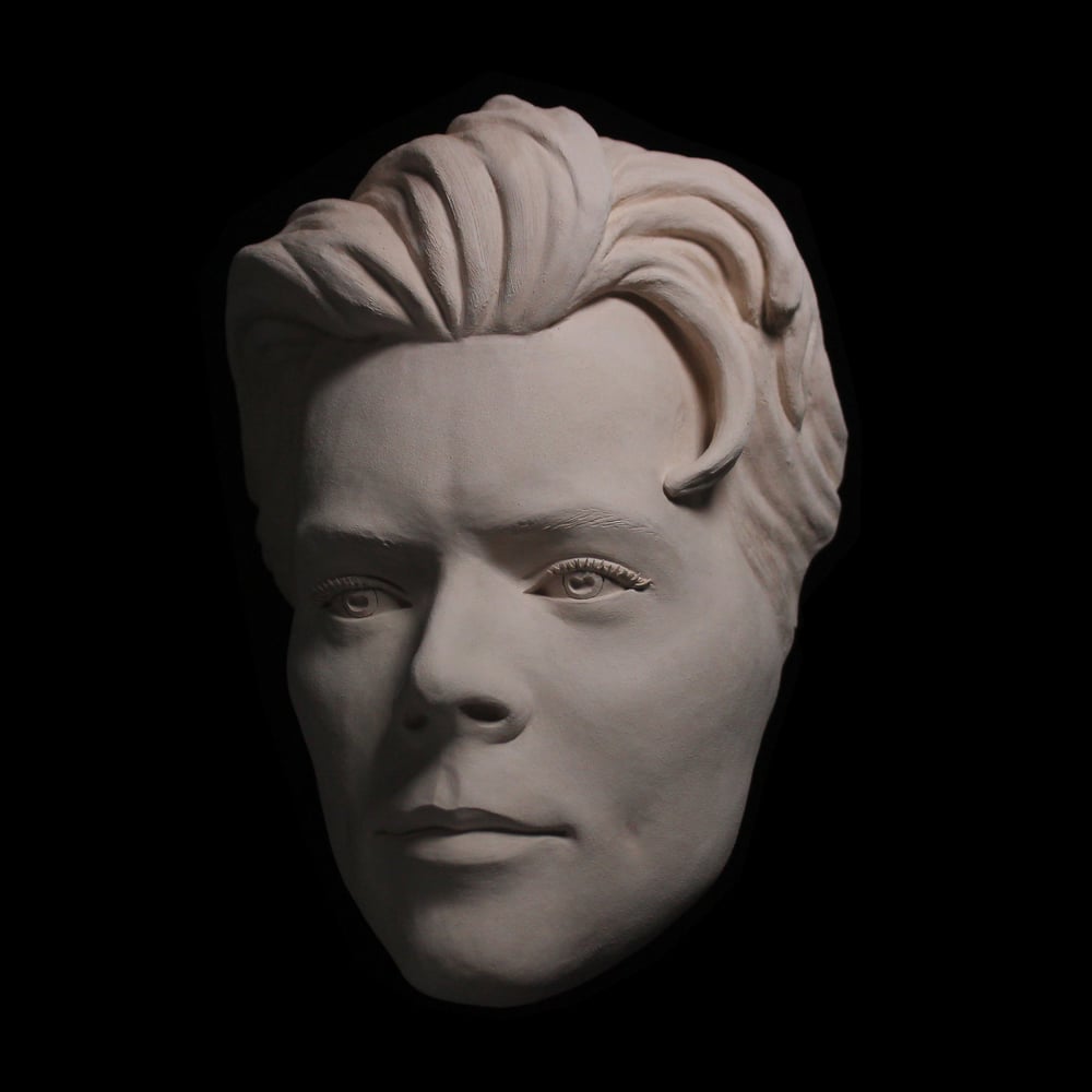 Harry Styles - White Clay Mask Sculpture