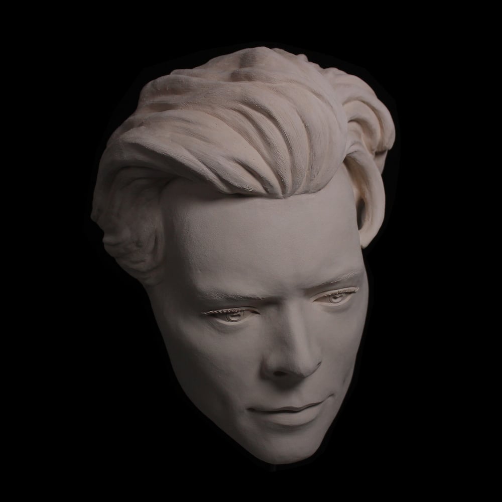 Harry Styles - White Clay Mask Sculpture