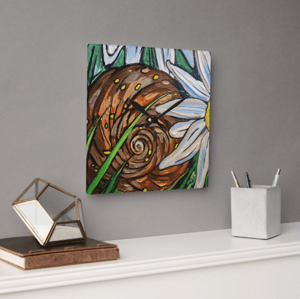 Image of Snail Shell Acrylic Clock