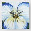 Pansy Acrylic Clock