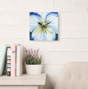 Pansy Acrylic Clock