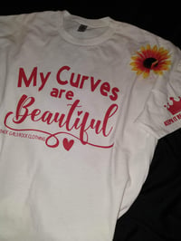 Image 1 of MY CURVES ARE BEAUTIFUL TSHIRTS😍😍😍💕💕💕