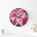 Lily Acrylic Clock