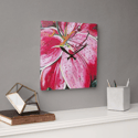Lily Acrylic Clock