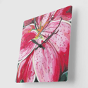 Lily Acrylic Clock