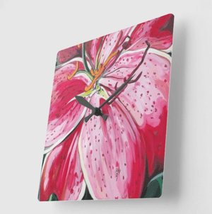 Image of Lily Acrylic Clock