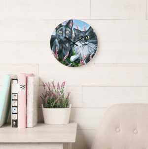 Image of Cat Eyes Acrylic Clock