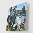 Cat Eyes Acrylic Clock