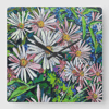 Evelyn's Flowers Acrylic Clock