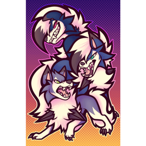 Lycanroc Print