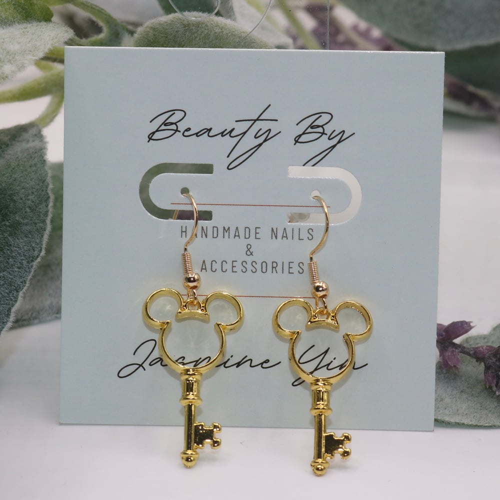 Image of Mouse Key Drop Earrings