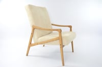 Image 1 of Fauteuils Pen velours côtelé ivoire