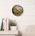 Don't Look Back Acrylic Clock