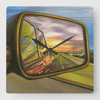 Don't Look Back Acrylic Clock