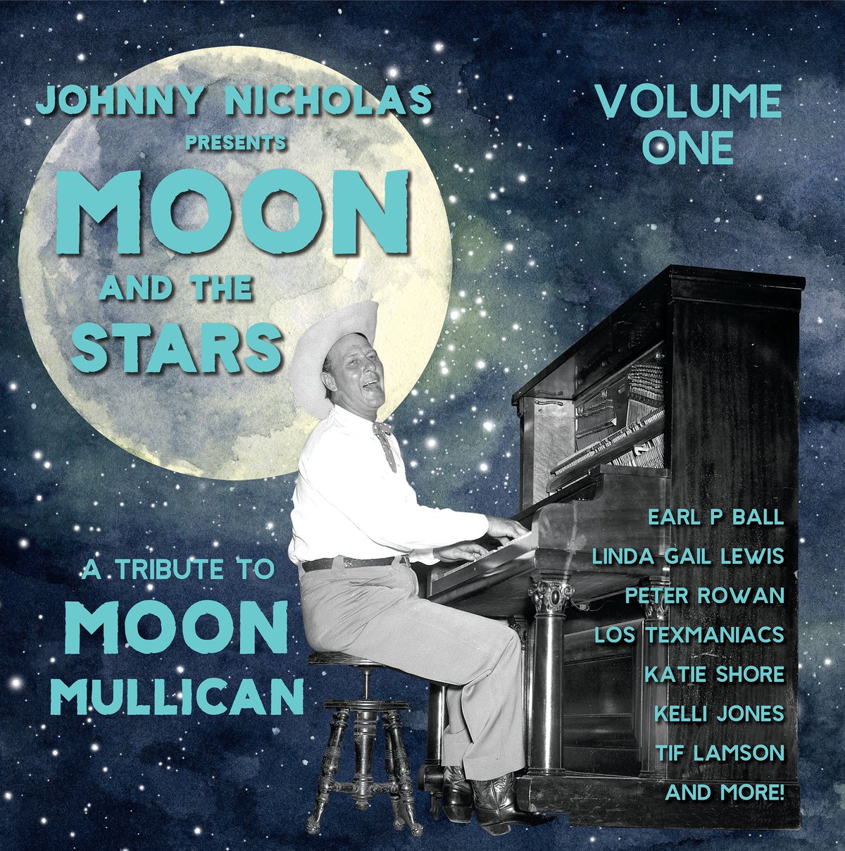 Image of Moon And The Stars: A Tribute to Moon Mullican / VINYL
