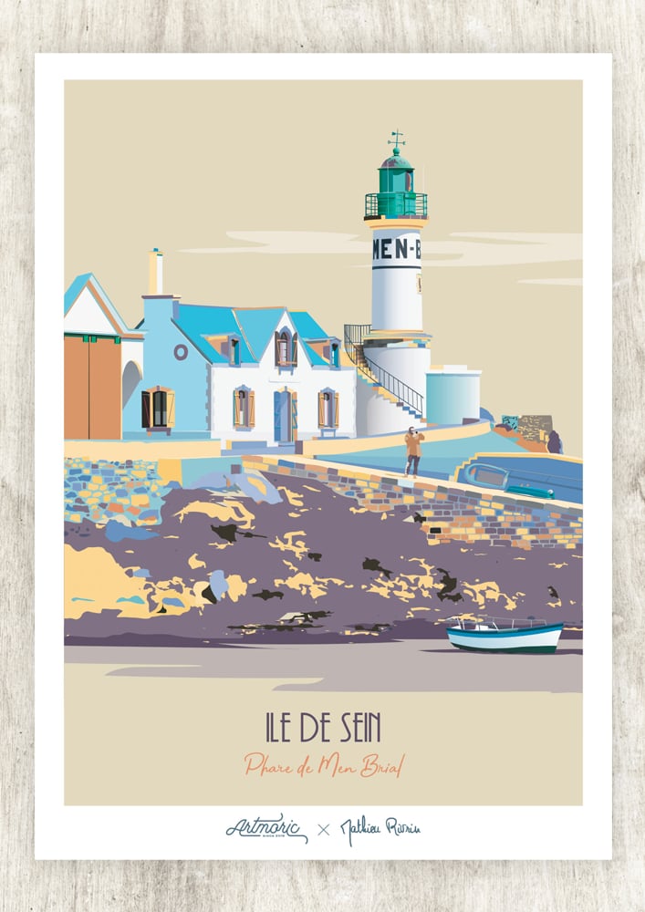 Île de Sein, phare de Men Brial