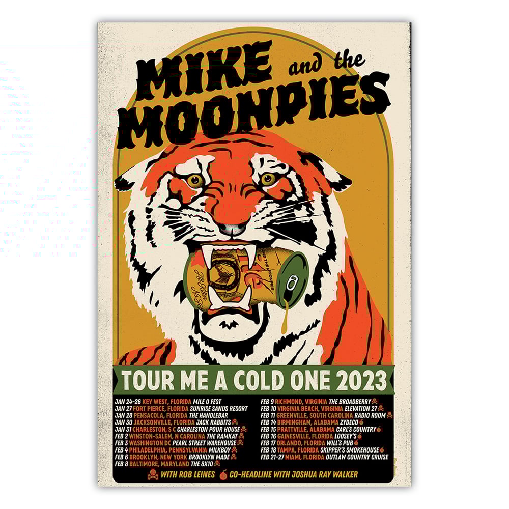 Image of *SIGNED* POSTER - TOUR ME A COLD ONE