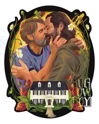 Image 3 of Bill and Frank Strawberry Vinyl Sticker