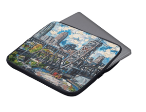 Image of The Cleveland Flats Neoprene Laptop Sleeve