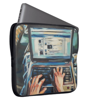 Image of Laptop View Neoprene Laptop Sleeve