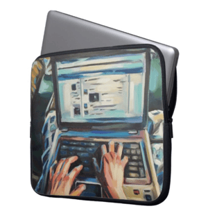 Image of Laptop View Neoprene Laptop Sleeve