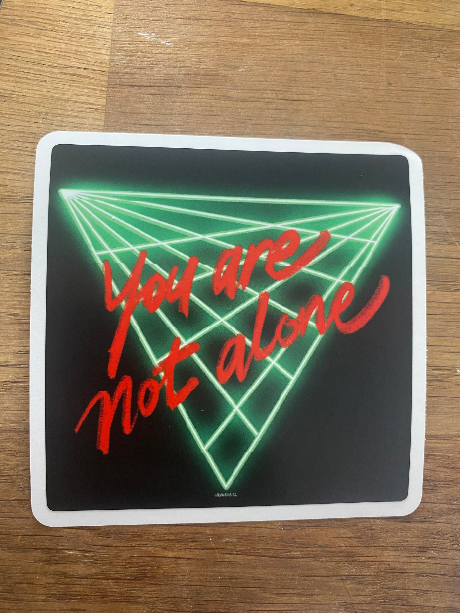 Image of You Are Not Alone sticker pack