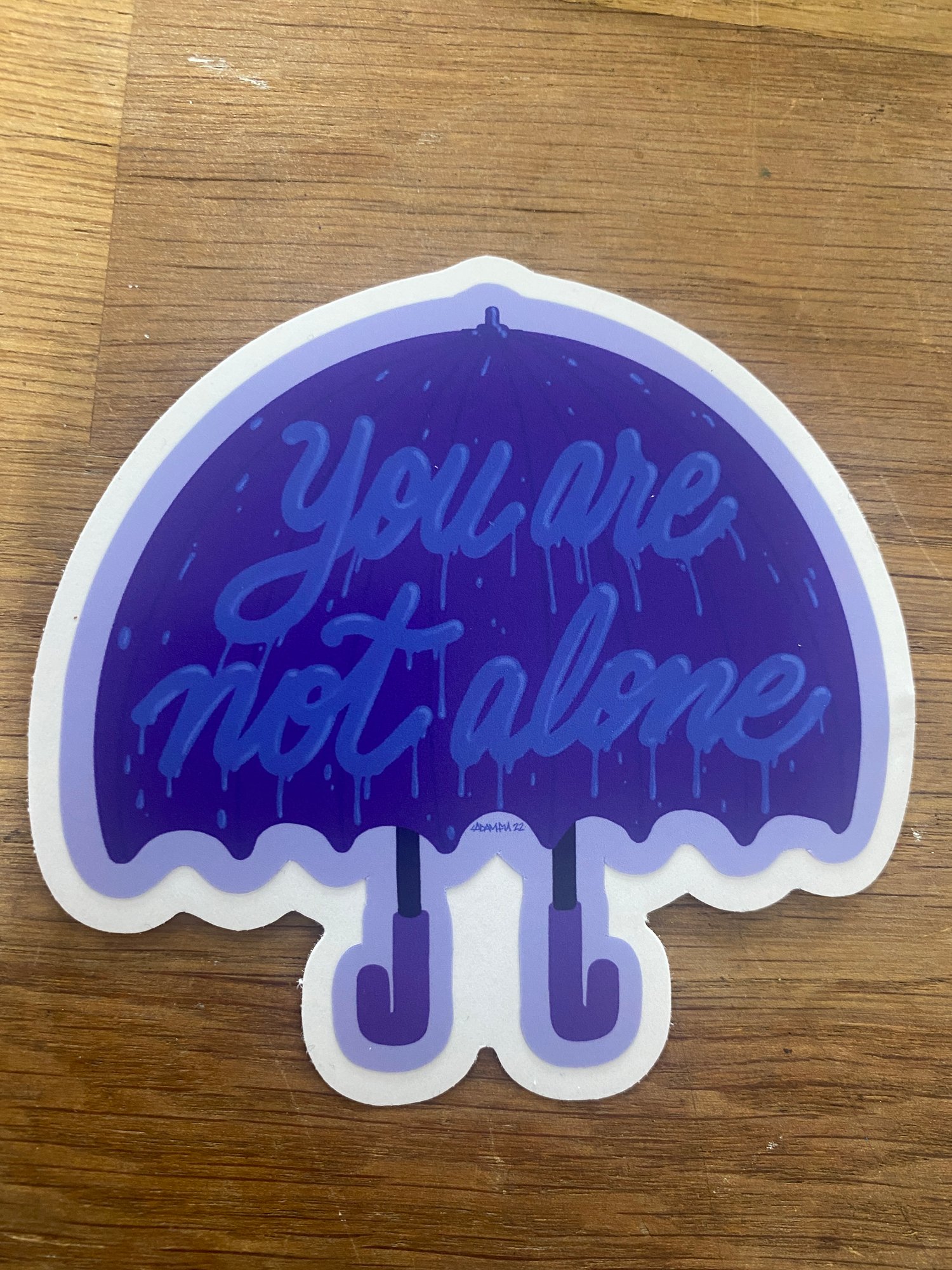 Image of You Are Not Alone sticker pack
