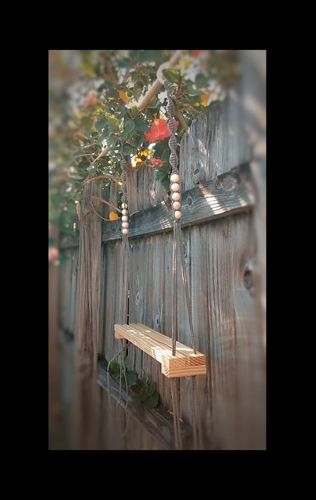 Image of Chicken perch, pet sitter, bird swing, chicken coop decor, Coop swing, Rooster perch