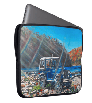 Image of It's A Jeep Thing Neoprene Laptop Sleeve