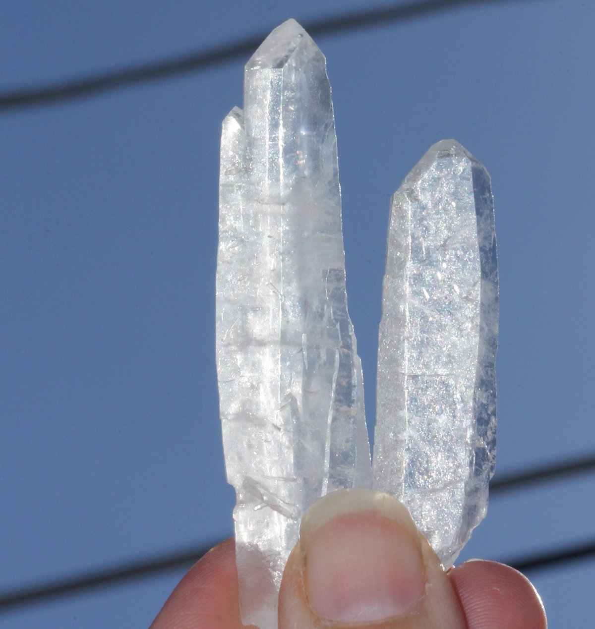 Diamantina Quartz Singing Crystals (Set of 2 shown)