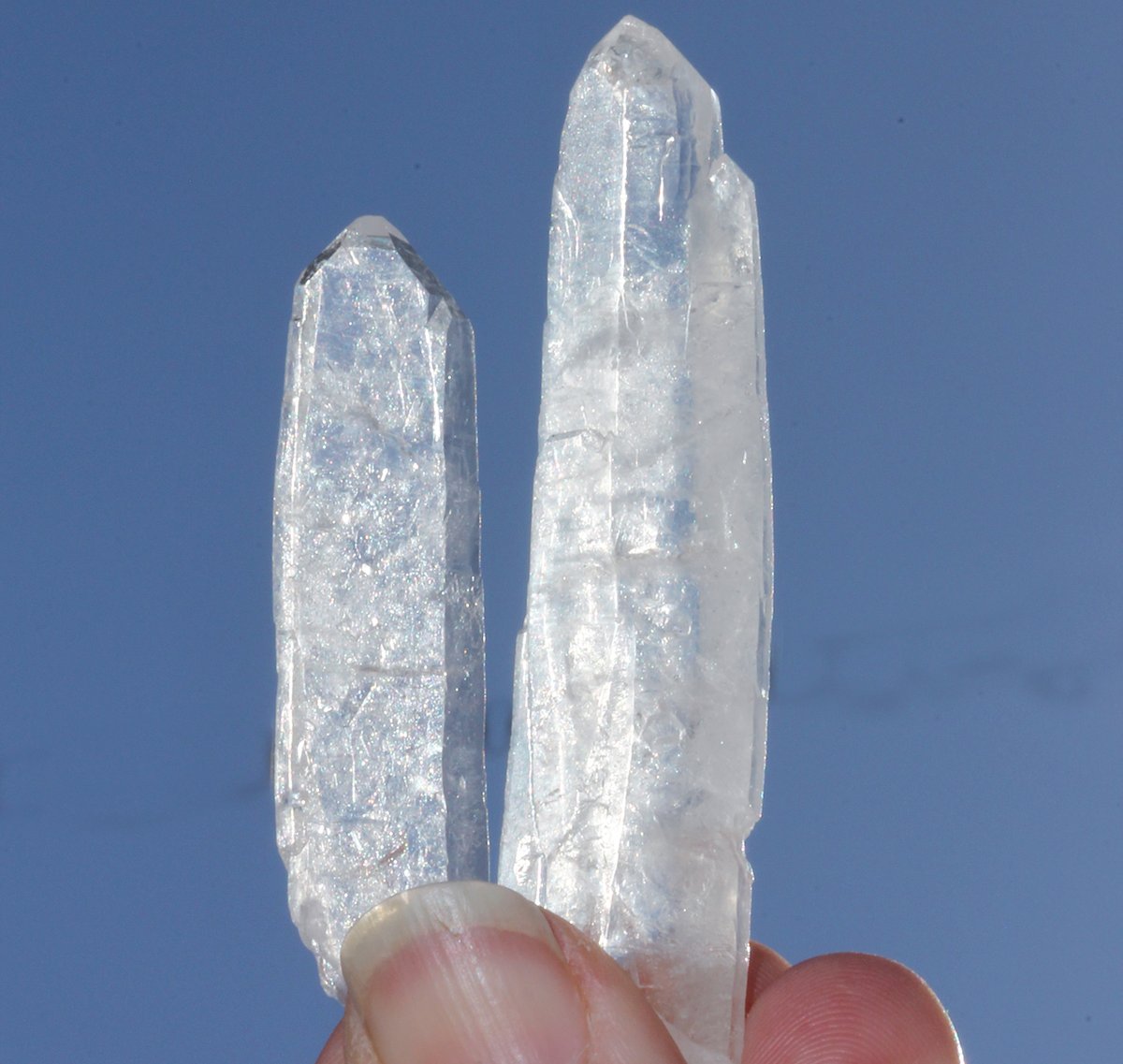 Diamantina Quartz Singing Crystals (Set of 2 shown)