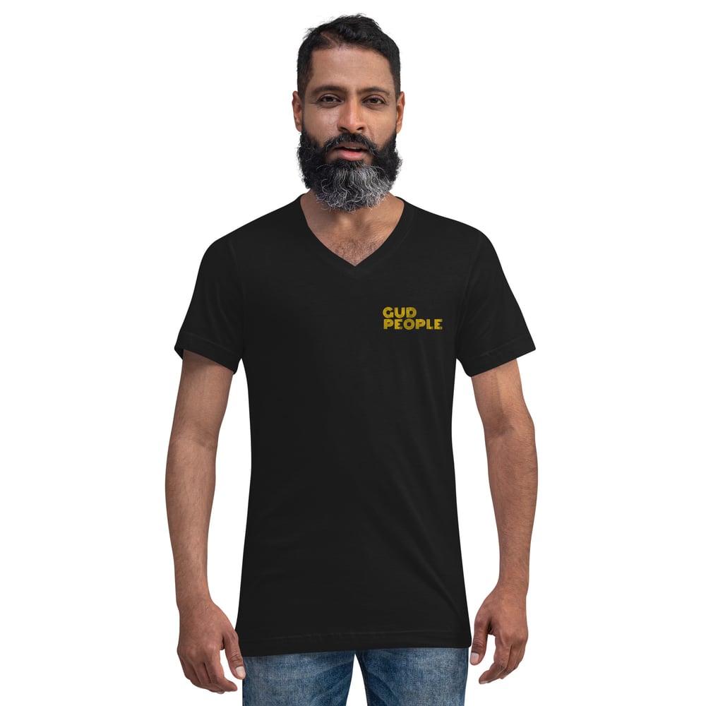 Image of GUD PEOPLE - V-Neck T-Shirt