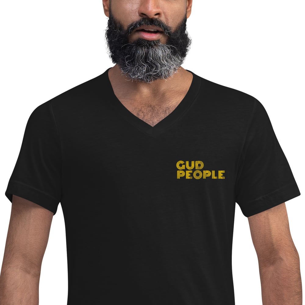 Image of GUD PEOPLE - V-Neck T-Shirt