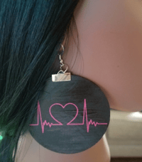 Image 2 of Heartbeat Earrings
