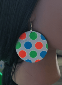 Image 3 of Polka Dot Earrings
