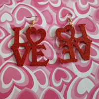 Image 2 of LOVE Earrings