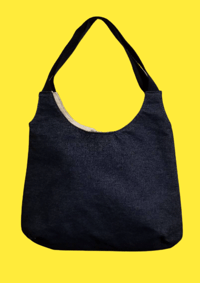 Image 1 of Denim Hobo Bag