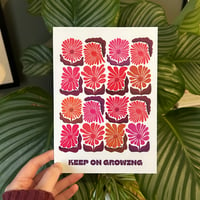 Image 2 of A5 Keep Growing Floral Affirmation Print