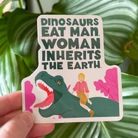 Image 1 of Woman's Earth Sticker