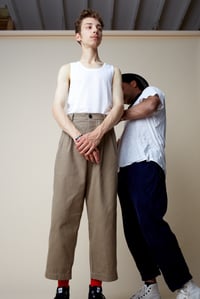 Image 3 of GILSTON Cropped TROUSER - Beige £250.00