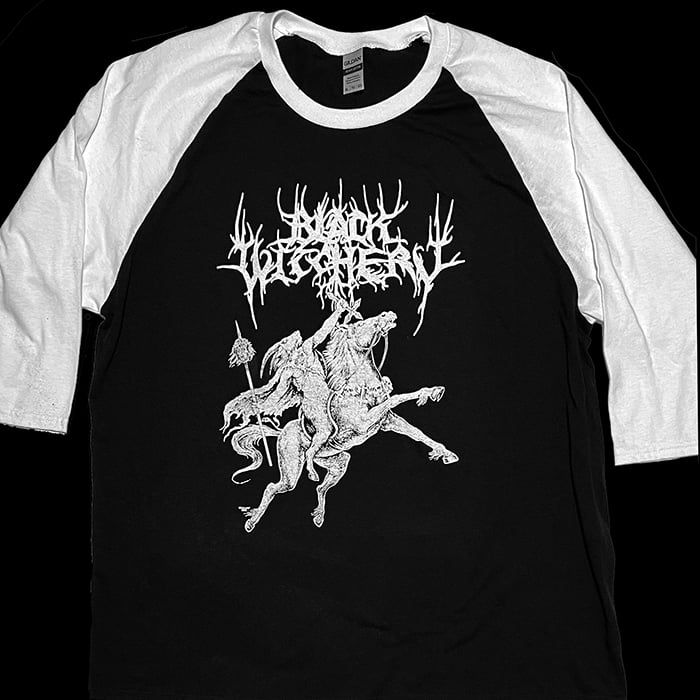 Image of Black Witchery 3/4 Sleeve T shirt 