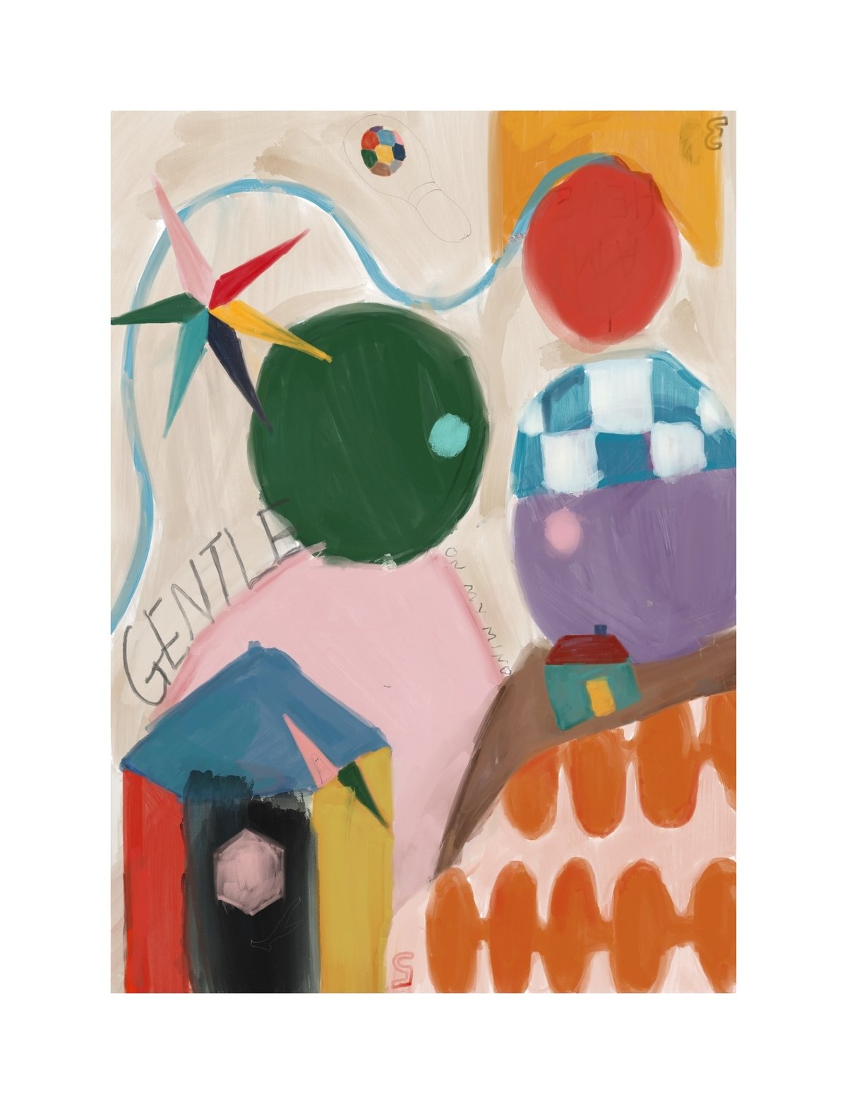 Image of GENTLE 50 X 70CM
