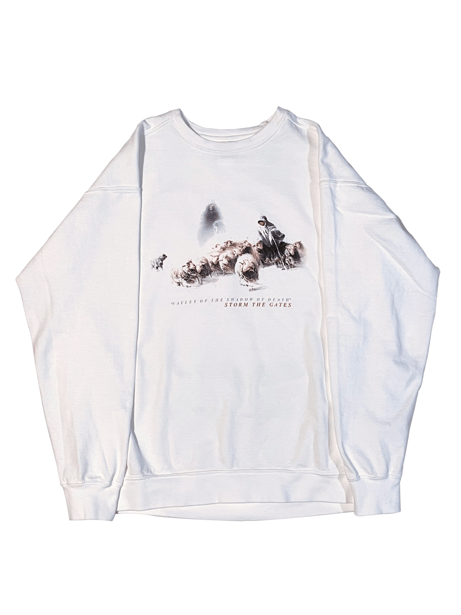 Image of "SHADOW OF DEATH" CREWNECK SWEATSHIRT