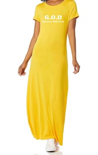 Image 1 of G.O.D maxi dress-ORG. PRICE $48.00
