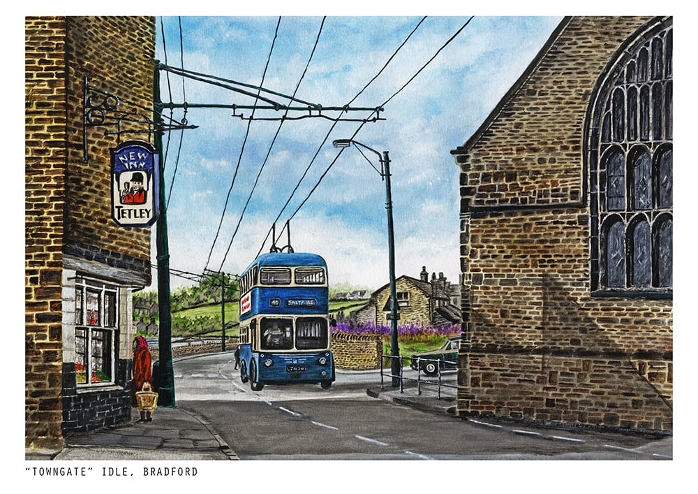 Image of Towngate Bus Art Print
