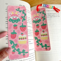 Image 1 of Strawberry Cow Bookmark