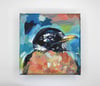 Portrait of Spring - American Robin bird painting