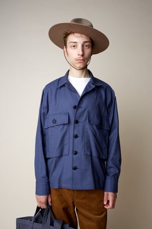 Image of GILSTON SHIRT - Blue £250.00